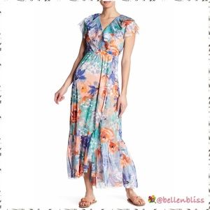 Ruffle Midi Dress by Spense, Size 14